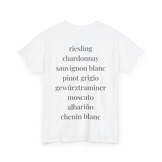 T-Shirt "White Wine Varieties"